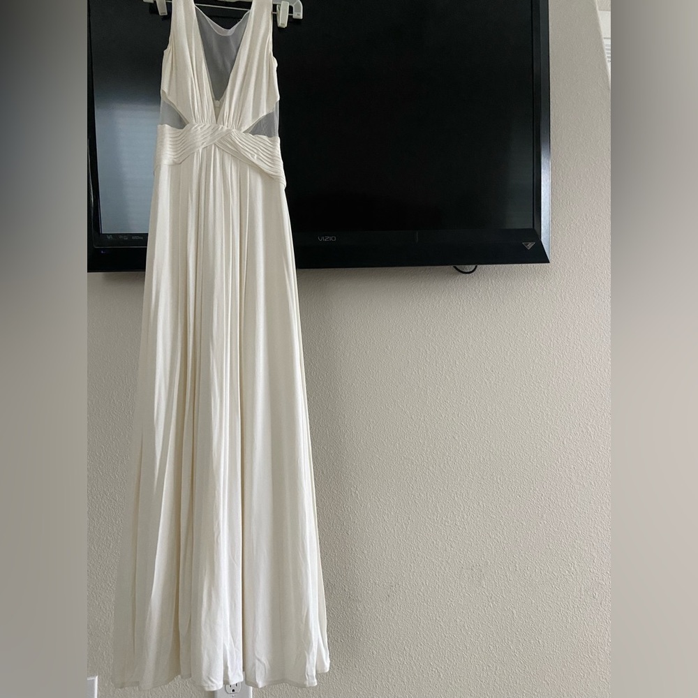 BCBG MAZAZARIA FORMAL dress with mesh